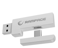 Rampage RETSU BT 2.4G RGB białe - 1502853 - zdjęcie 5